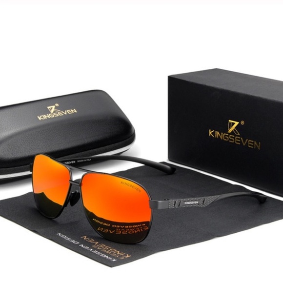 Other - KINGSEVEN Classic Red Polarized Sun Glasses